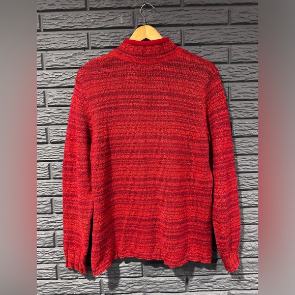 Woolrich Quarter Zip Pullover Red Womens Large - Picture 5 of 5
